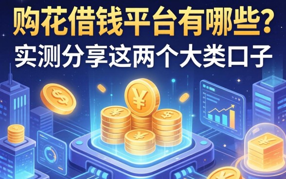 购花借钱平台有哪些？实测分享这两个大类的口子