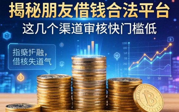 揭秘朋友借钱合法平台，这几个渠道审核快门槛低