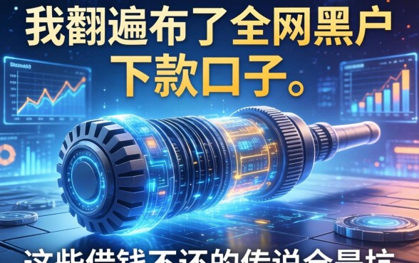 我翻遍了全网黑户下款口子，发现这些借钱不还的传说全是坑