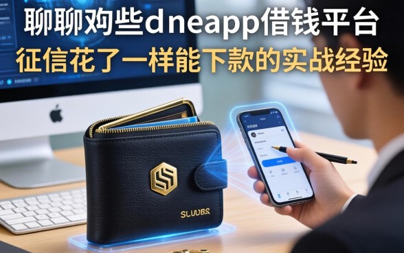 聊聊那些钱包app借钱平台：征信花了一样能下款的实战经验