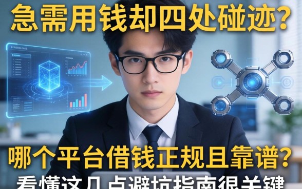 急需用钱却四处碰壁？哪个平台借钱正规且靠谱？看懂这几点避坑指南很关键