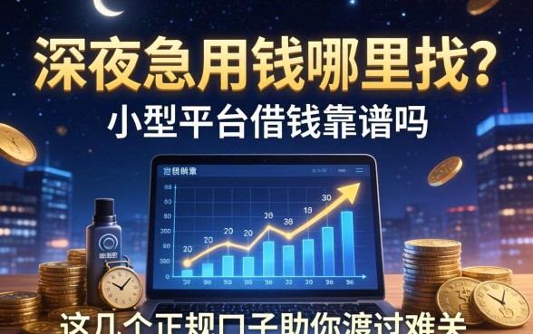 深夜急用钱哪里找？在小型平台借钱靠谱吗？这几个正规口子助你渡过难关