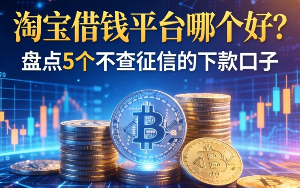 淘宝借钱平台哪个好？盘点5个不查征信的下款口子