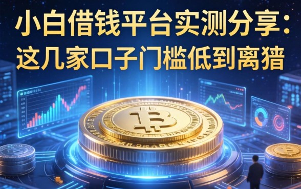小白借钱平台实测分享：这几家口子门槛低到离谱