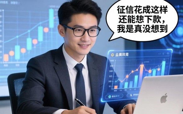 聊聊正中借钱平台：征信花成这样还能下款，我是真没想到