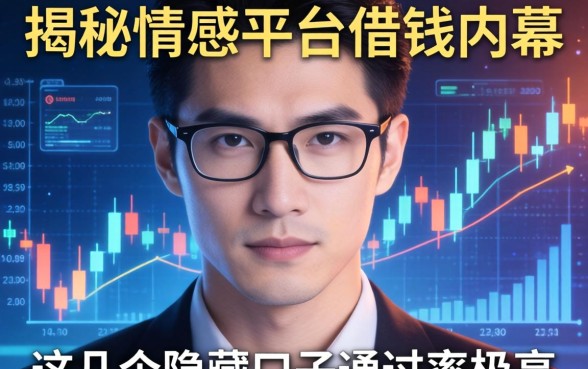 揭秘情感平台借钱内幕，这几个隐藏口子通过率极高
