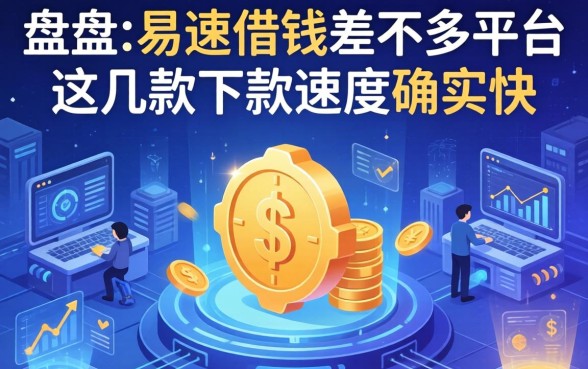 盘点和易速借钱差不多的平台，这几款下款速度确实快