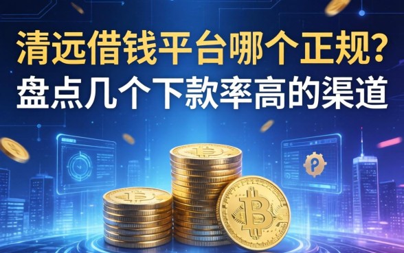清远借钱平台哪个正规？盘点几个下款率高的渠道