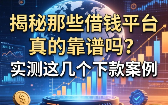 揭秘那些借钱平台真的靠谱吗？实测这几个下款案例