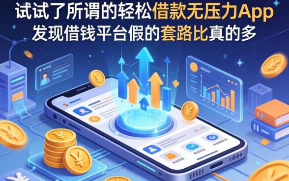 我试了所谓的轻松借款无压力app，发现借钱平台假的套路比真的多