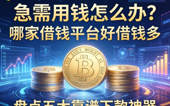 急需用钱怎么办？哪家借钱平台好借钱多？盘点五大靠谱下款神器