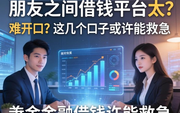 朋友之间借钱平台太难开口？这几个口子或许能救急
