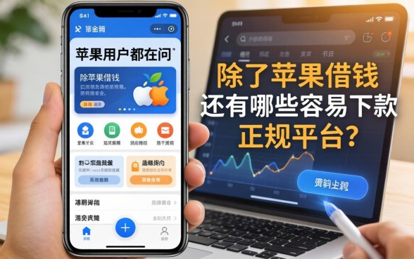苹果手机用户都在问：除了苹果借钱，还有哪些容易下款的正规平台？