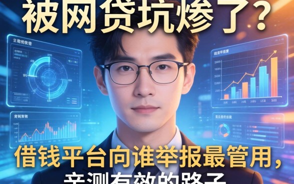 被网贷坑惨了？借钱平台向谁举报最管用，亲测有效的路子