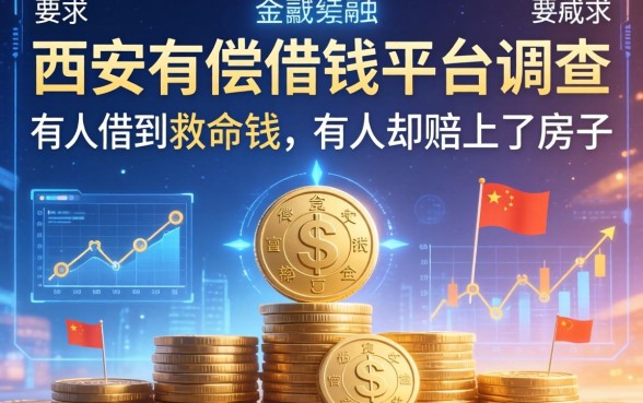 西安有偿借钱平台调查：有人借到救命钱，有人却赔上了房子