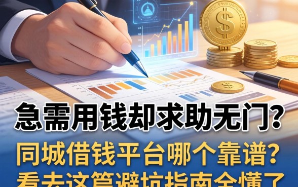急需用钱却求助无门？同城借钱的平台哪个靠谱？看完这篇避坑指南全懂了