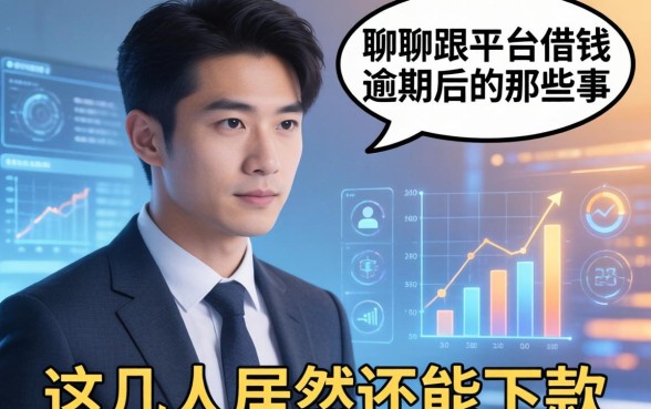 聊聊跟平台借钱逾期后的那些事，这几家居然还能下款