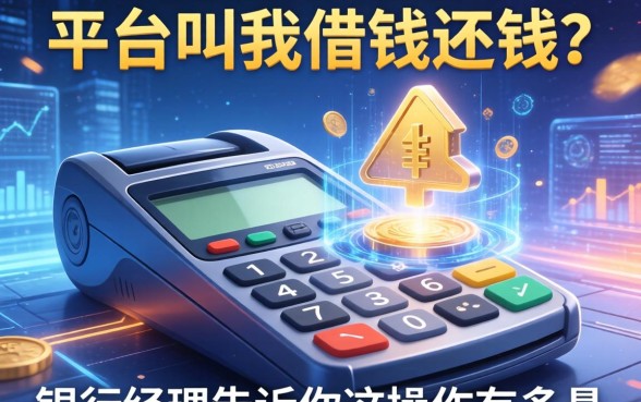 平台叫我借钱还钱？银行经理告诉你这操作有多悬