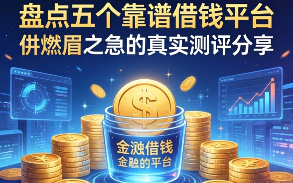 盘点五个靠谱借钱平台，解燃眉之急的真实测评分享