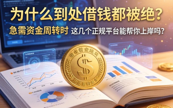 为什么到处借钱都被拒？急需资金周转时，这几个正规平台能帮你上岸吗？