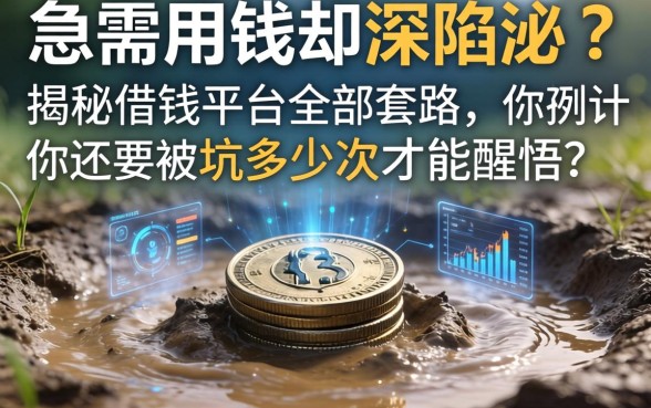 急需用钱却深陷泥潭？揭秘借钱平台全部套路，你还要被坑多少次才能醒悟？