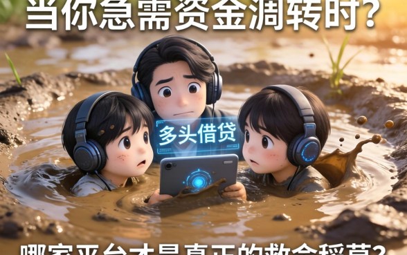 深陷多头借贷的泥潭？当你急需资金周转时，哪家平台才是真正的救命稻草？