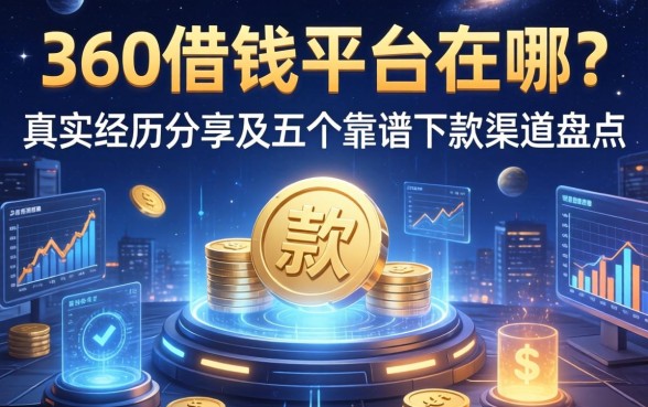 360借钱平台在哪？真实经历分享及五个靠谱下款渠道盘点
