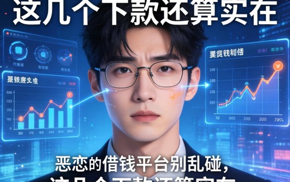 恶心的借钱平台别乱碰，这几个下款还算实在