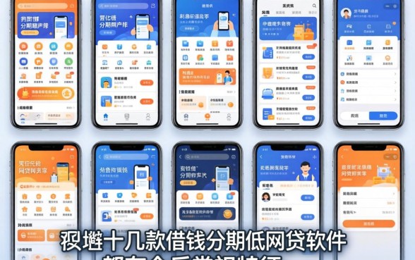 我翻了十几款借钱分期软件，发现利息低的网贷软件都有个反常识特征