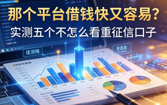 那个平台借钱快又容易？实测五个不怎么看重征信的口子
