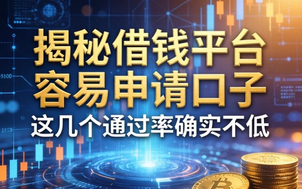 揭秘借钱平台容易申请的口子，这几个通过率确实不低