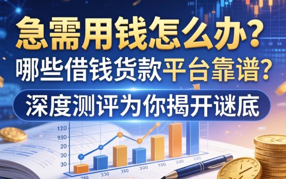 急需用钱怎么办?哪些借钱货款平台靠谱?这篇深度测评为你揭开谜底