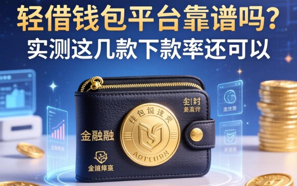 轻借钱包平台靠谱吗？实测这几款下款率还可以