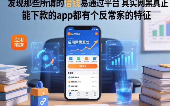 我翻遍了手机应用商店,发现那些所谓的借钱易通过的平台,其实网黑真正能下款的app都有个反常识的特征