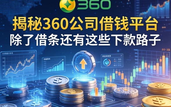 揭秘360公司借钱平台：除了借条还有这些下款路子