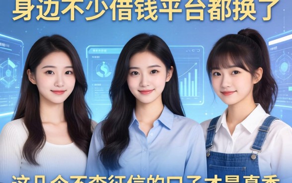 身边不少女孩借钱平台都换了，这几个不查征信的口子才是真香