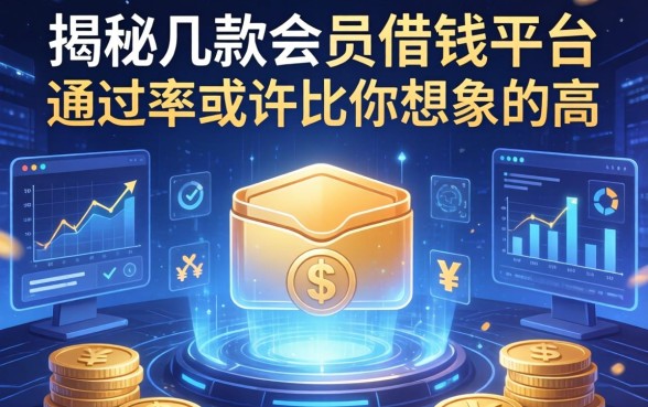 揭秘几款会员借钱的平台，通过率或许比你想象的高