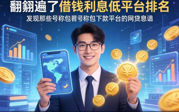 我翻遍了借钱利息低的平台排名，发现那些号称包下款平台无视黑白的网贷其实另有玄机