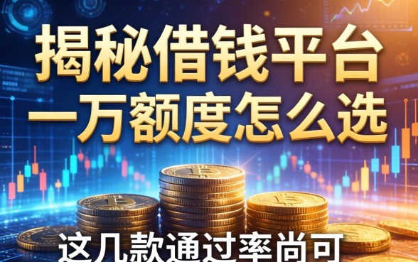 揭秘借钱平台一万额度怎么选，这几款通过率尚可