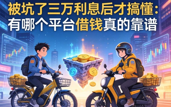 被坑了三万利息后才搞懂：有哪个平台借钱真的靠谱