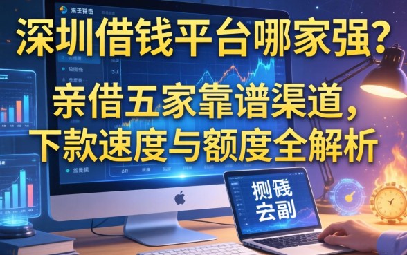 深圳借钱平台哪家强？亲测五家靠谱渠道，下款速度与额度全解析