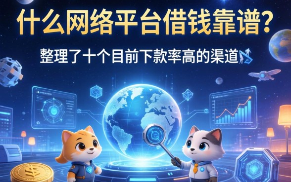 什么网络平台借钱靠谱？整理了十个目前下款率高的渠道