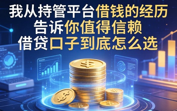 我从持股平台借钱的经历，告诉你值得信赖的借贷口子到底怎么选