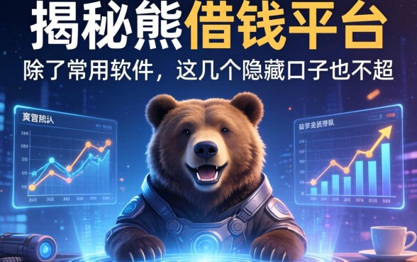 揭秘熊借钱平台：除了常用软件，这几个隐藏口子也不错