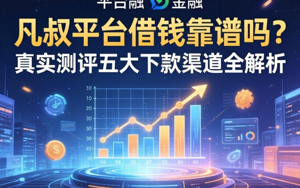 凡叔平台借钱靠谱吗？真实测评五大下款渠道全解析