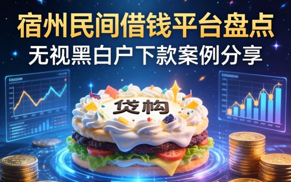 宿州民间借钱平台盘点：无视黑白户下款案例分享