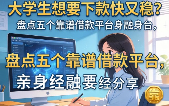大学生想要下款快又稳？盘点五个靠谱借款平台，亲身经历分享