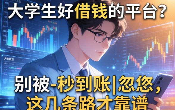 大学生好借钱的平台？别被-秒到账-忽悠，这几条路才靠谱