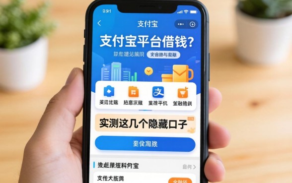如何进入支付宝平台借钱？实测这几个隐藏口子