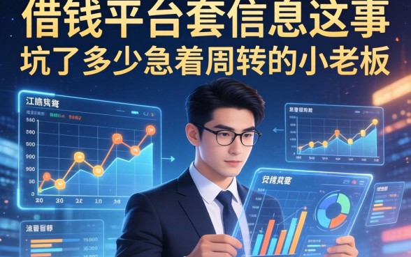 借钱平台套信息这事，坑了多少急着周转的小老板